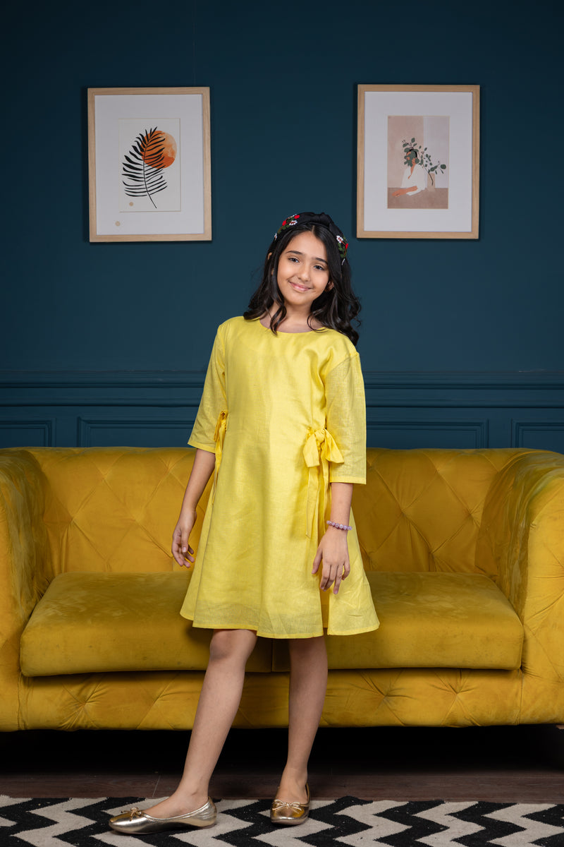 Sunny Waist Bows Dress