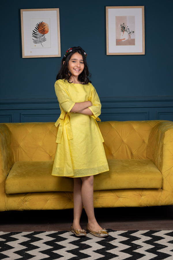 Sunny Waist Bows Dress