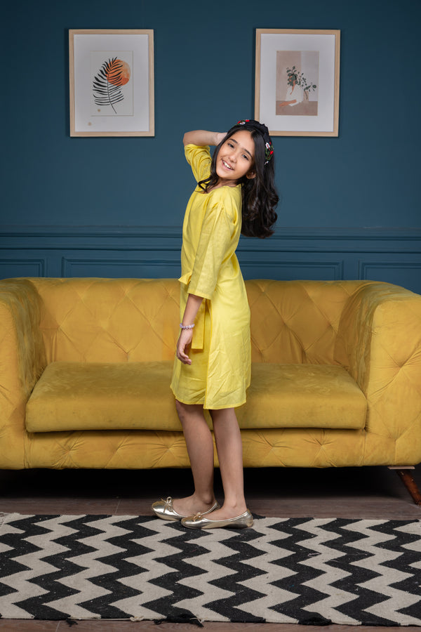 Sunny Waist Bows Dress