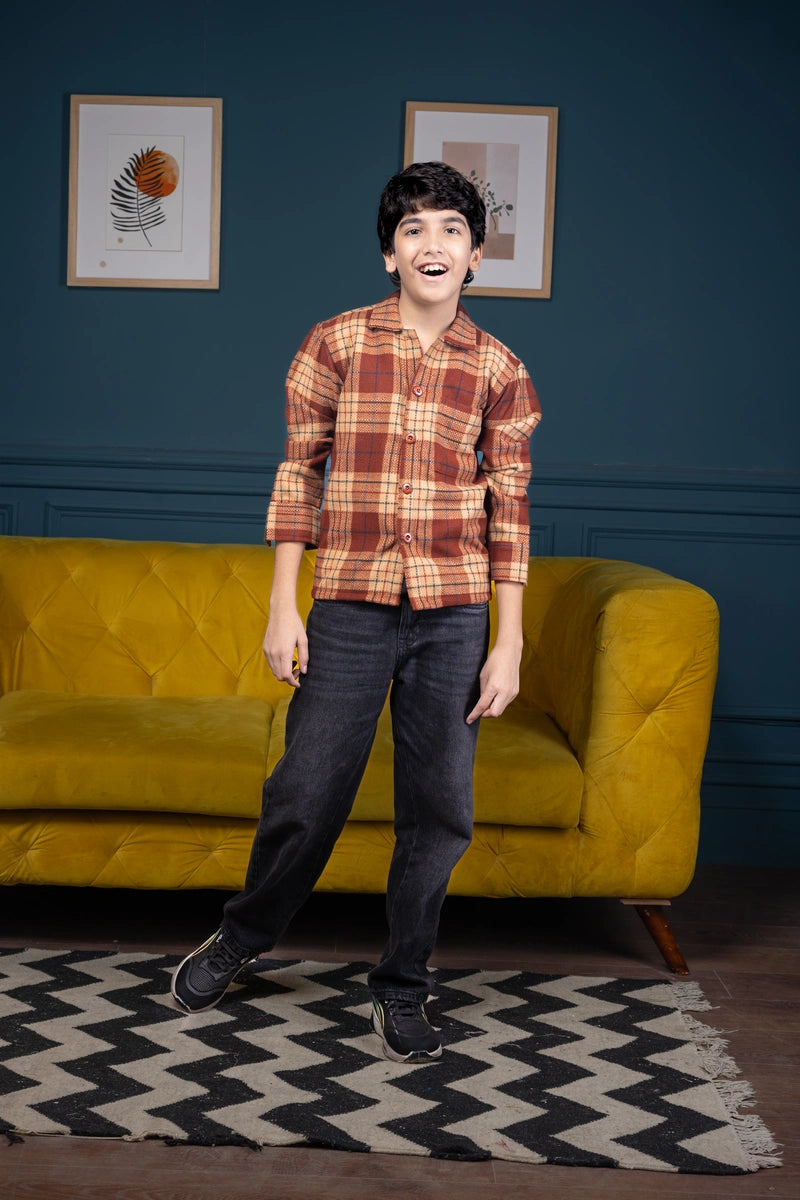 Caramel Wool Shacket