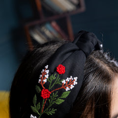 Ivory rose elegance bow