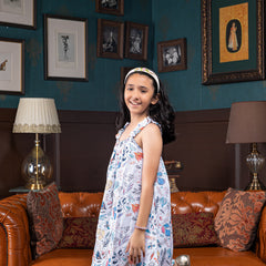 Floral Linen Slip Dress