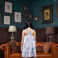 Floral Linen Slip Dress