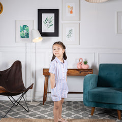 Color Pop Striped Playsuit