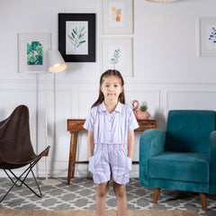 Color Pop Striped Playsuit