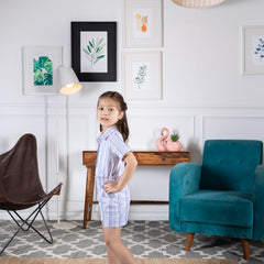 Color Pop Striped Playsuit