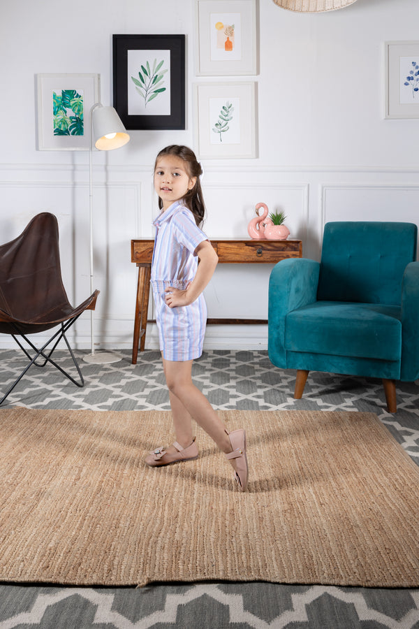 Color Pop Striped Playsuit