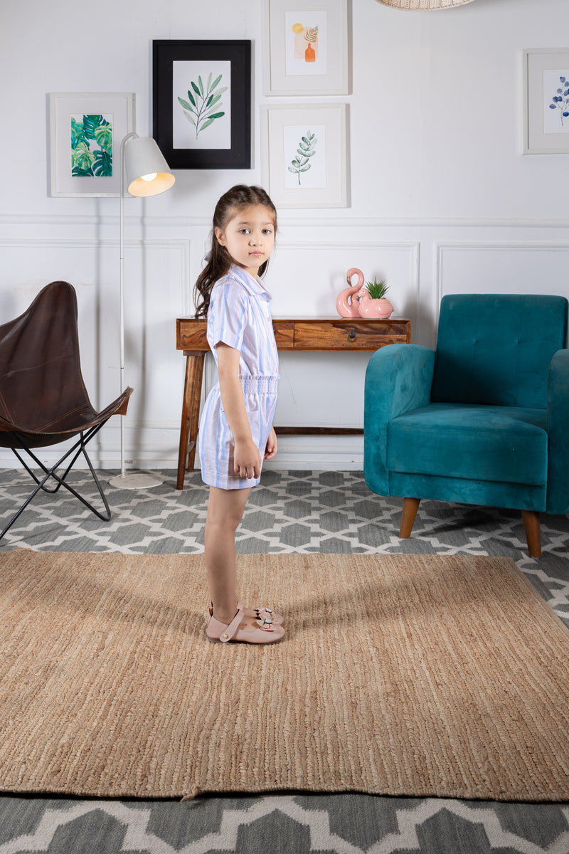 Color Pop Striped Playsuit