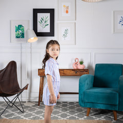 Color Pop Striped Playsuit