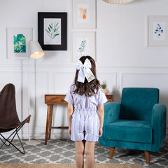 Color Pop Striped Playsuit