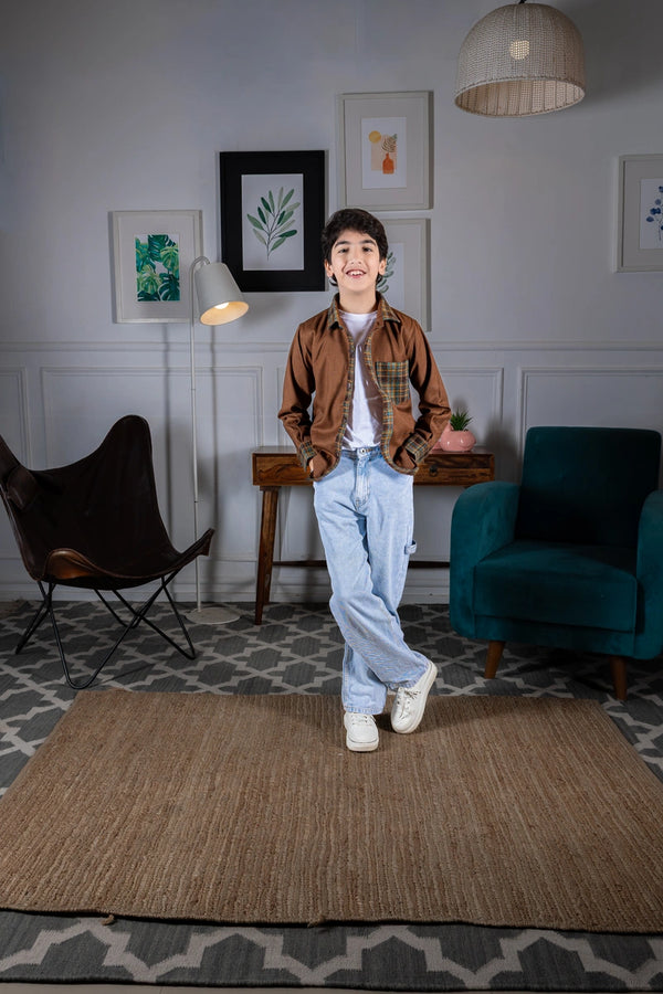 Heritage Rust Shacket