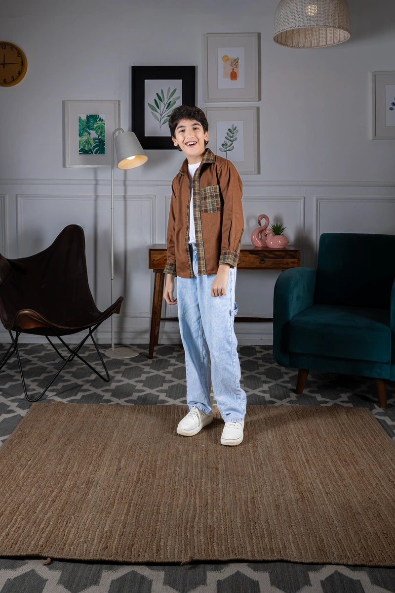 Heritage Rust Shacket