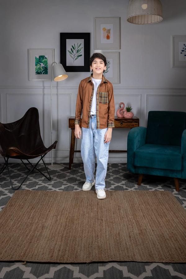 Heritage Rust Shacket