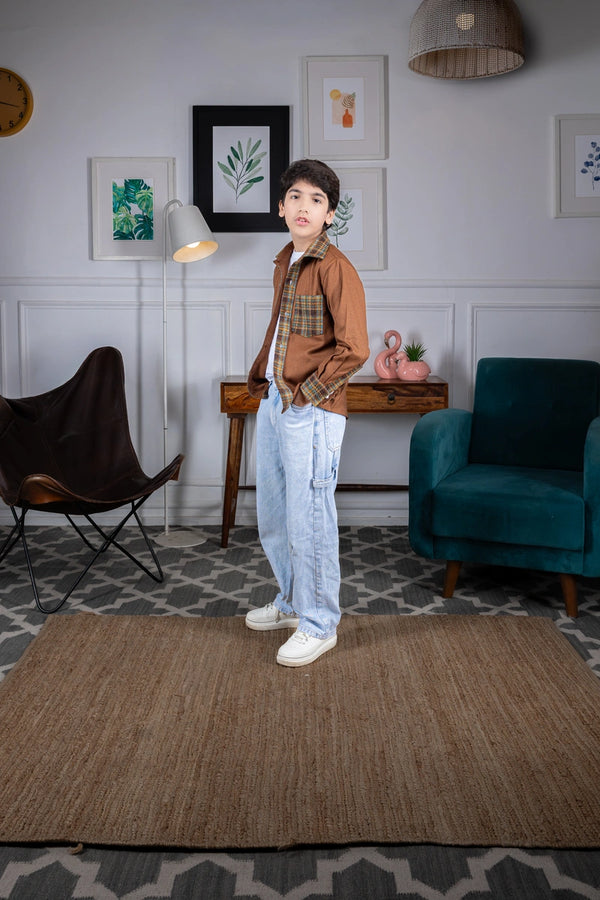 Heritage Rust Shacket