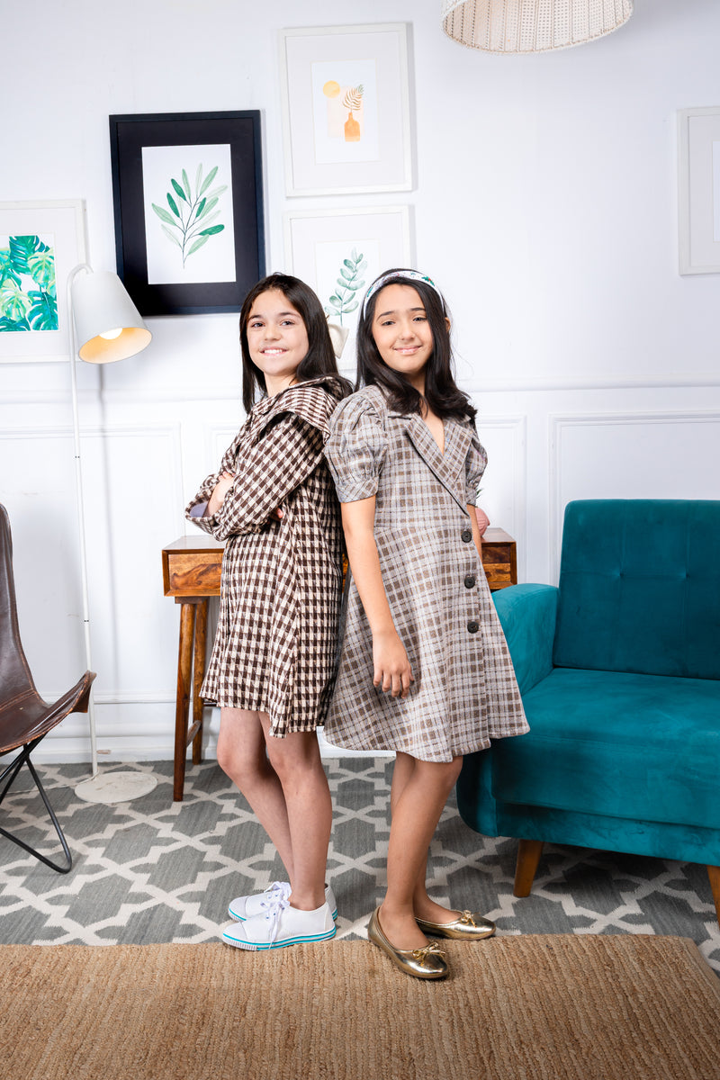 Verona Check Dress