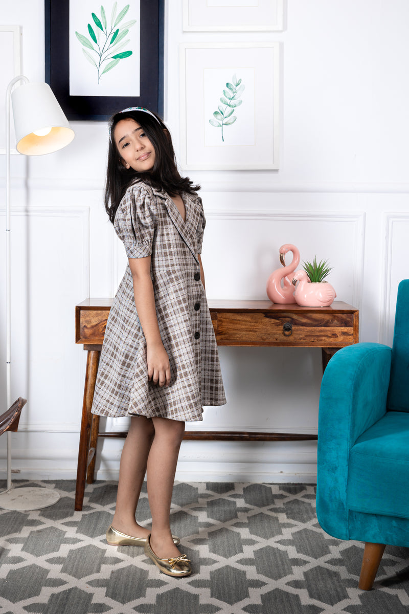 Brownstone Blazer Dress