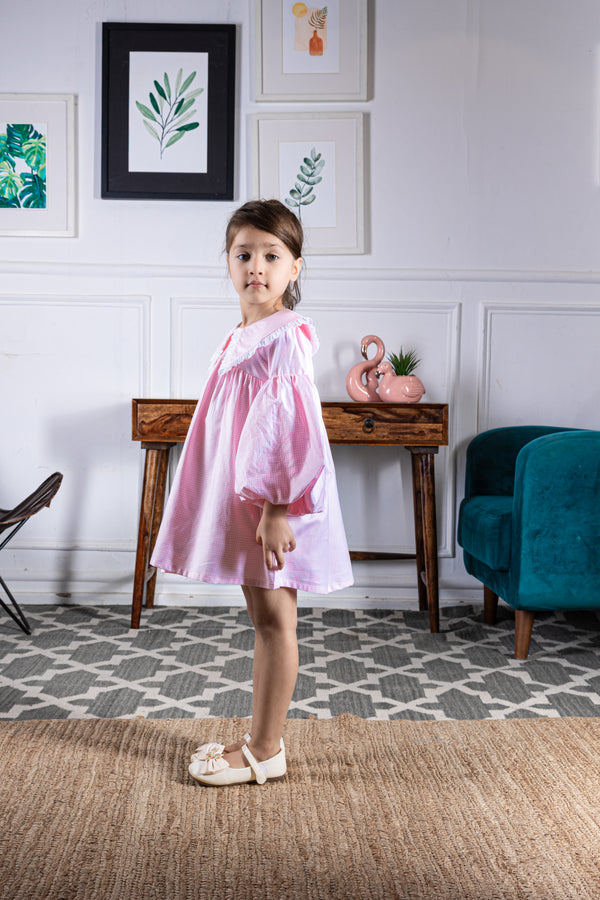 Rossette Gingham Grace Dress