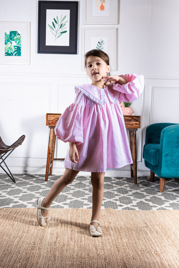 Rossette Gingham Grace Dress