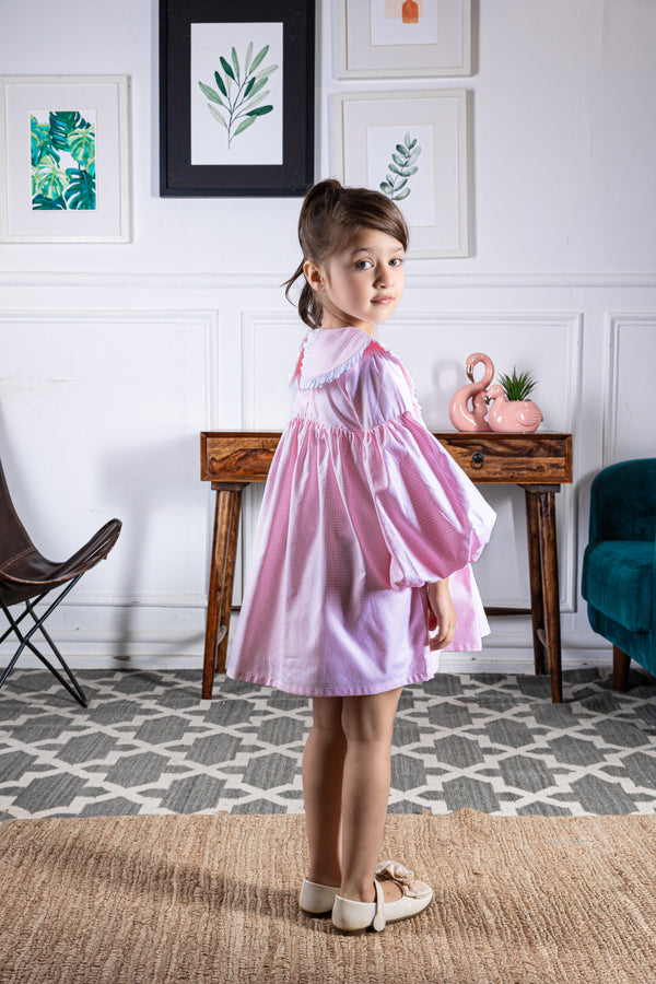 Rossette Gingham Grace Dress