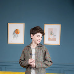 Cinnamon check Jacket