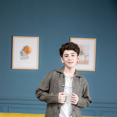 Cinnamon check Jacket