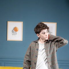 Cinnamon check Jacket