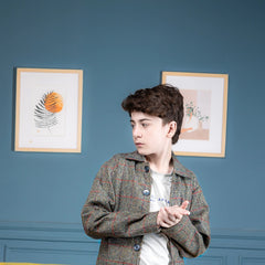 Cinnamon check Jacket