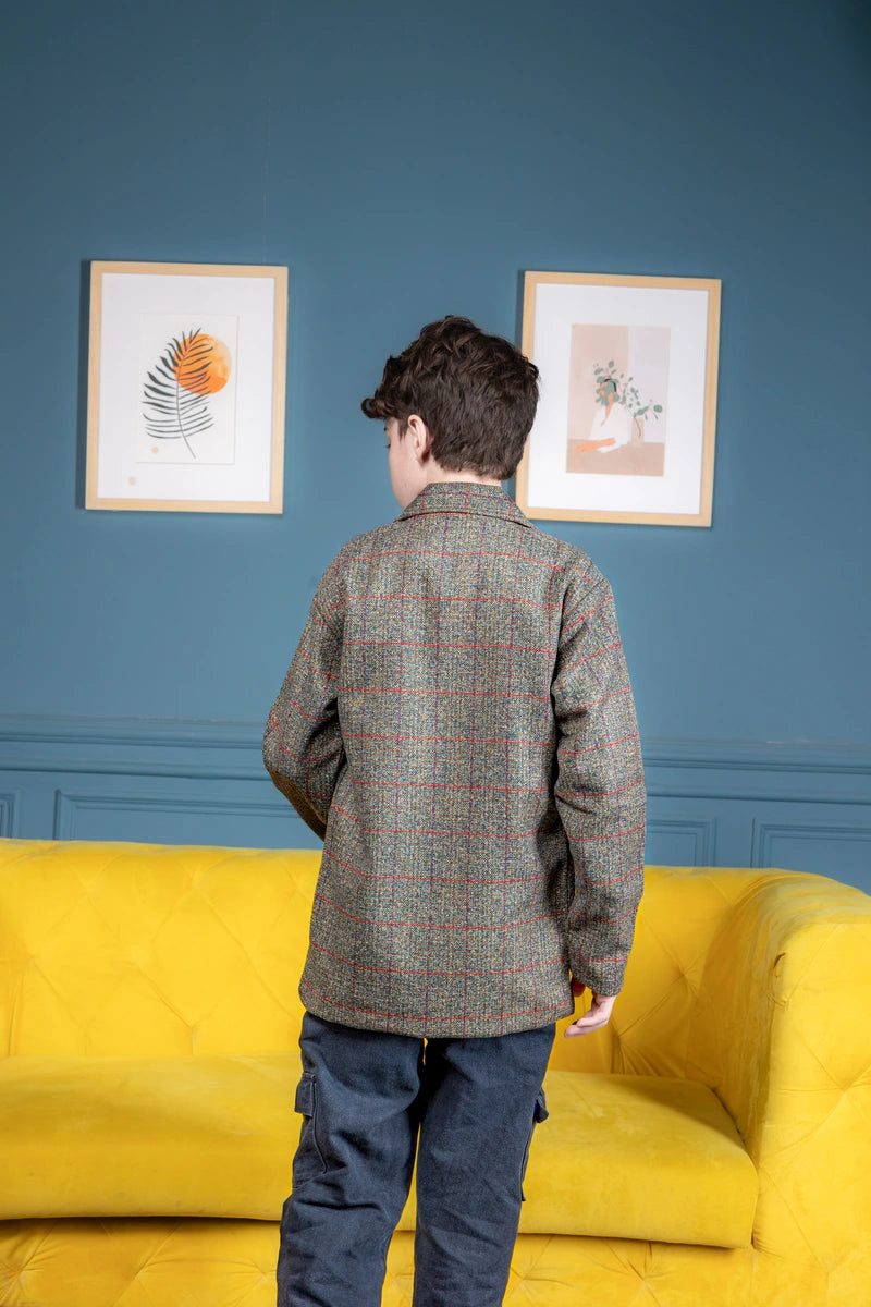 Cinnamon check Jacket