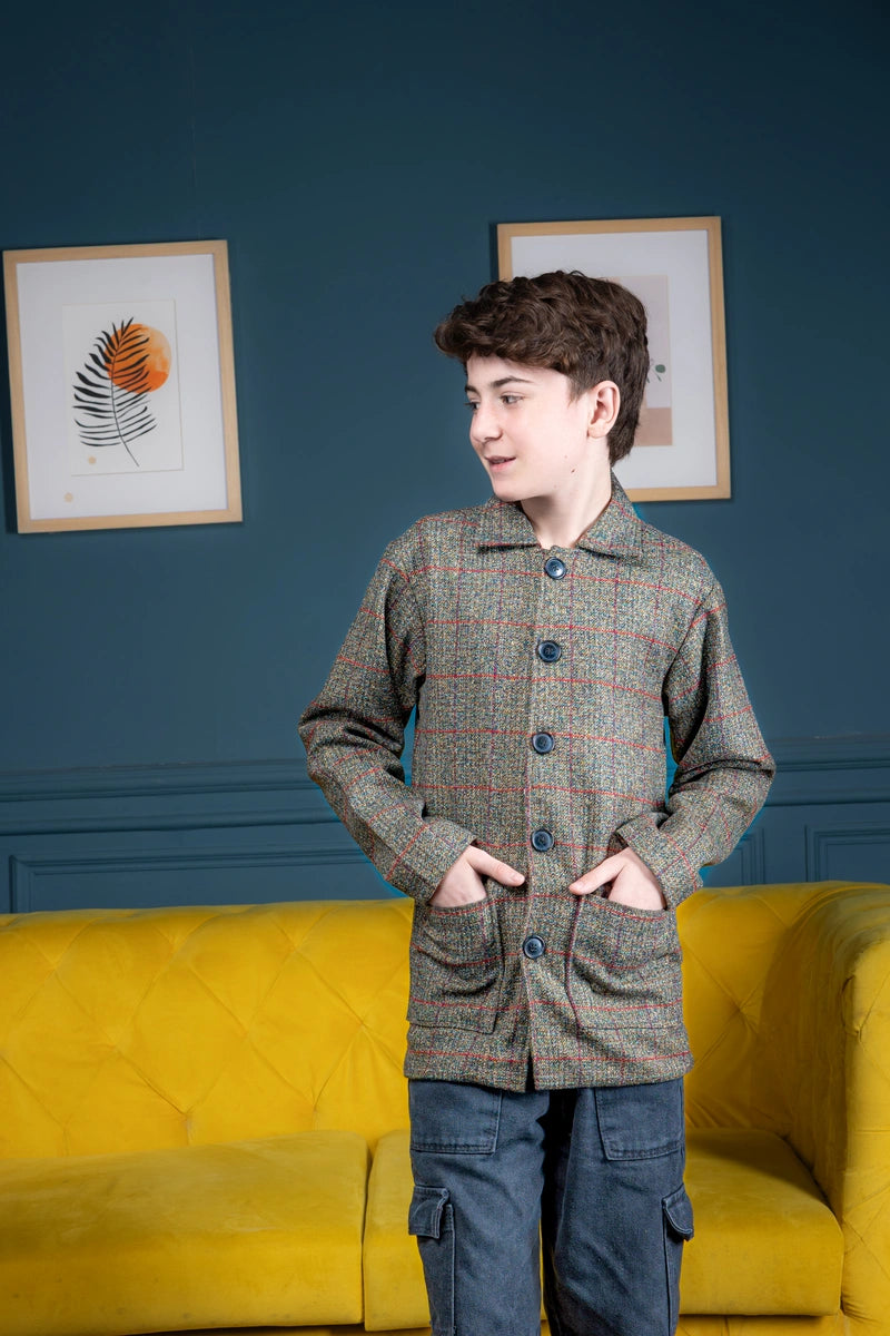 Cinnamon check Jacket