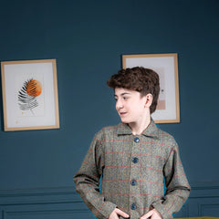 Cinnamon check Jacket