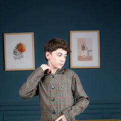 Cinnamon check Jacket