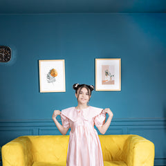 Blush Belle Collared Dress