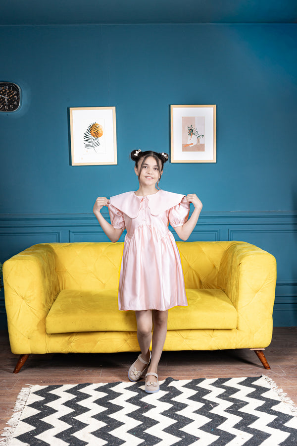 Blush Belle Collared Dress