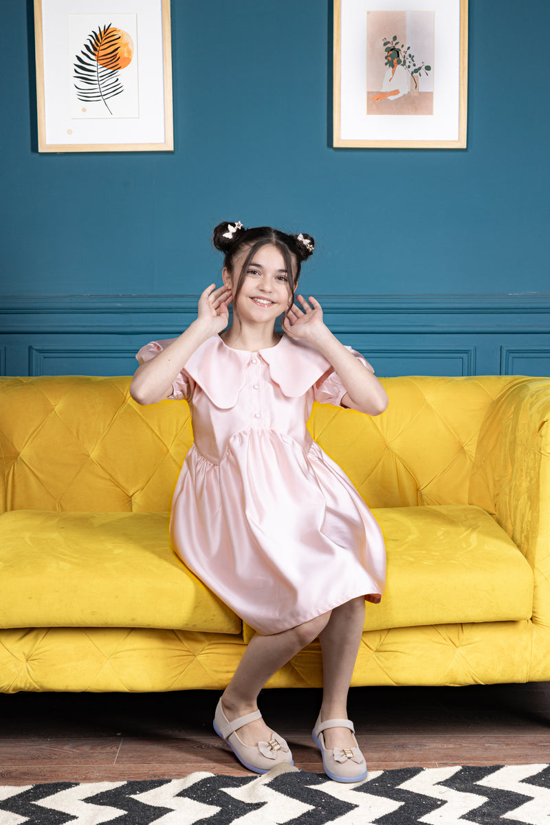 Blush Belle Collared Dress