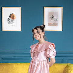 Blush Belle Collared Dress