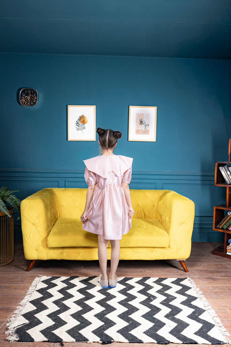 Blush Belle Collared Dress