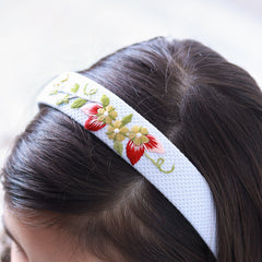 Blossom Hand Embroidered Head Band