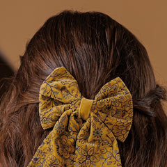 Embroidered Glow Bow