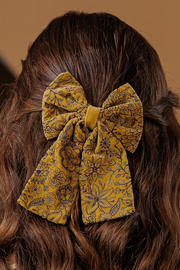Embroidered Glow Bow
