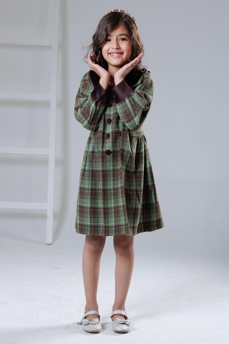 Forest Gingham Dress