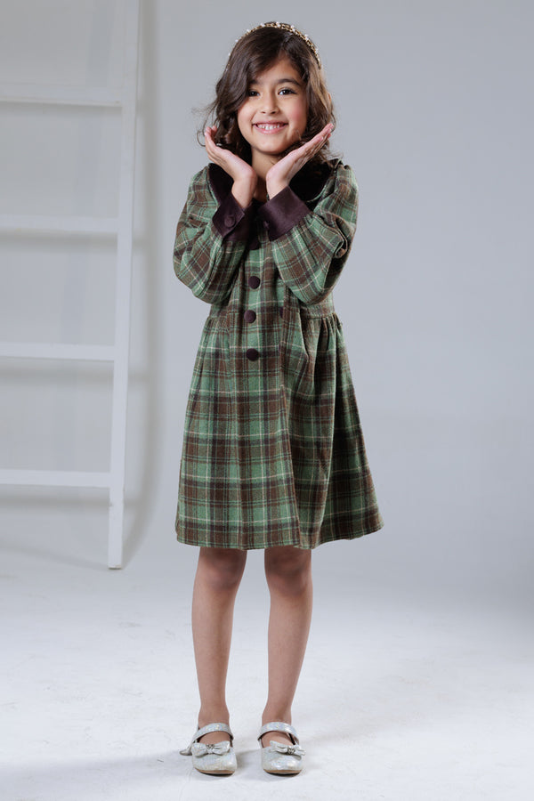 Forest Gingham Dress