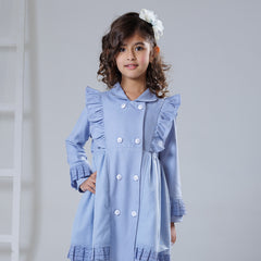 Frosted sky winter dress