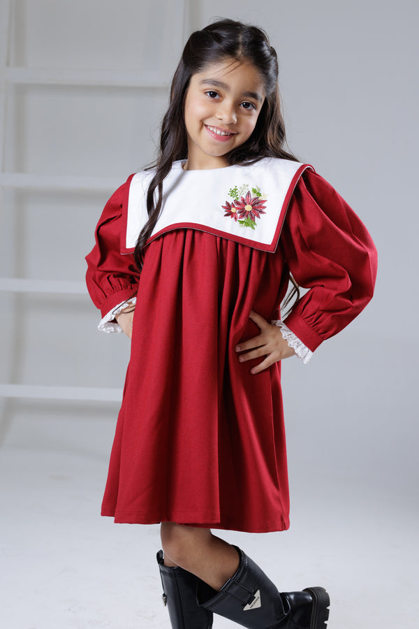 Rosette dream winter dress