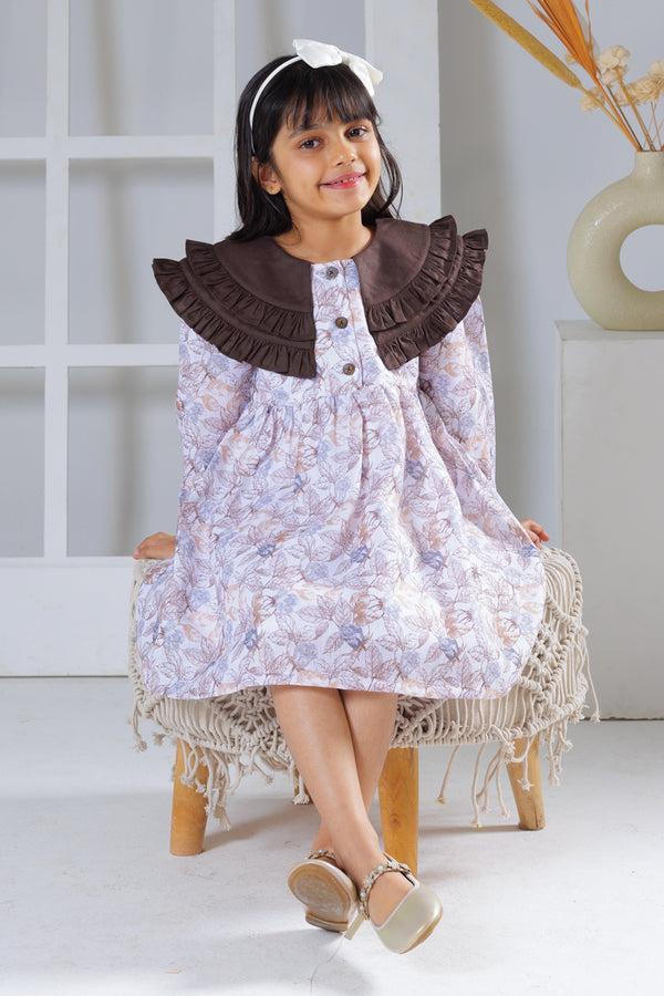 Cocoa petals dress