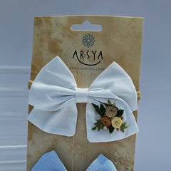 Vibrance and elegance set of 2 baby headbands
