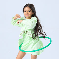Bowtied Greens Dress