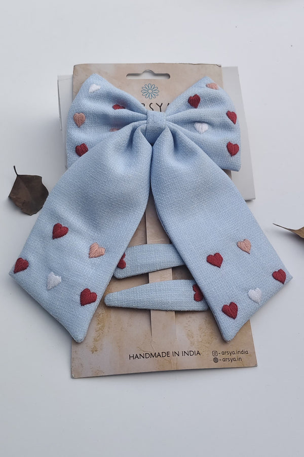 Sweetheart Sparkle Bow And Tic Tac Set