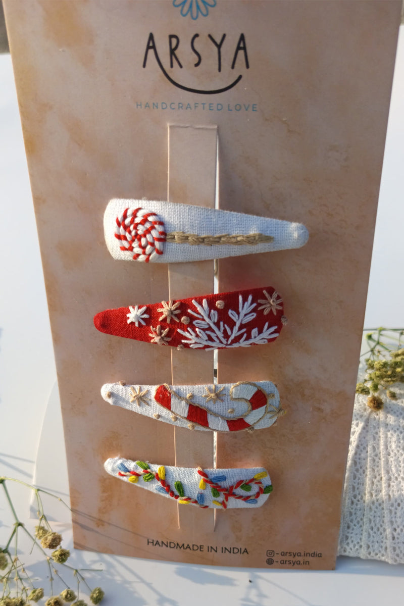 Christmas Sparkle Tic Tac Clips