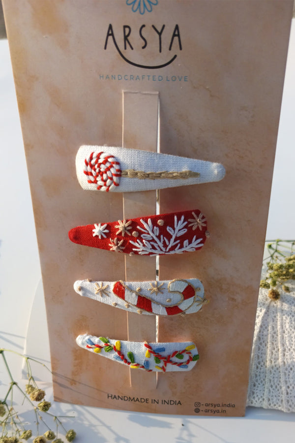 Christmas Sparkle Tic Tac Clips