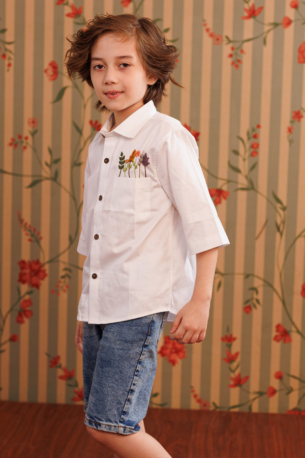 RUSTIC FLORAL SHIRT